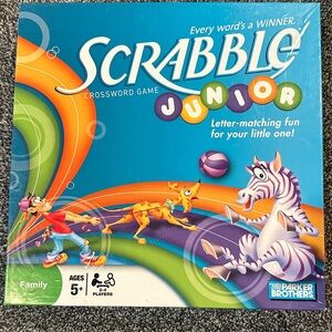 3/$15 Scrabble Junior Crossword Game for Kids - Multicolor NWOT
